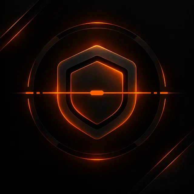 Shield with a targeting line